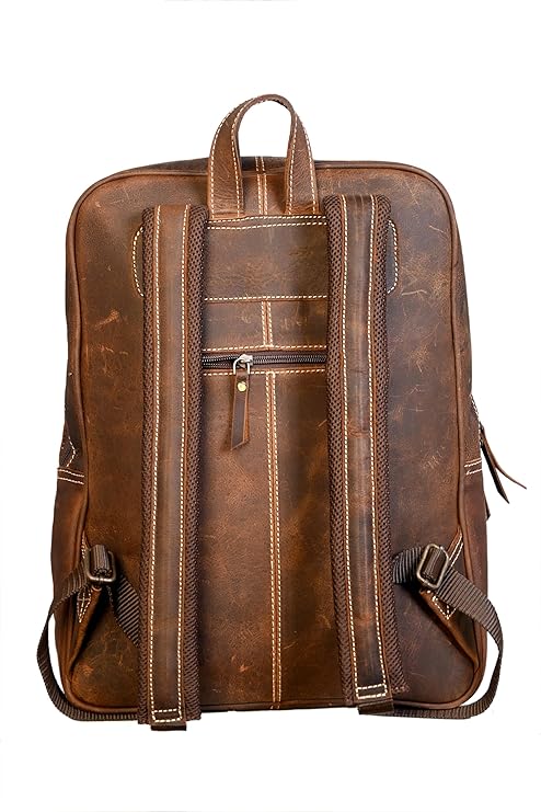 Cowhide Leather Backpack for Men & Women