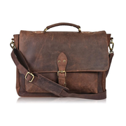 Leathers Leather Laptop Messenger Bag